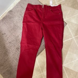 Red loft jeans